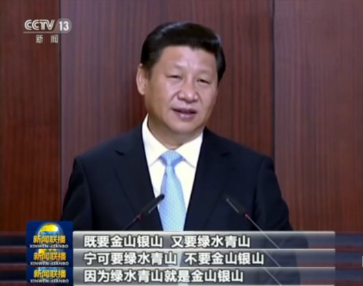 習(xí)近平：加快生態(tài)文明體制改革，建設(shè)美麗中國